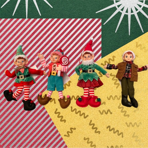 CHRISTMAS Shelf Elf. Pose-able “Shelf Elf” - Picture 3 of 7